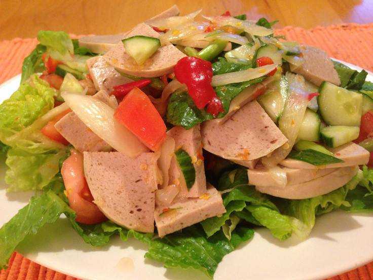 ยำหมูยอ (หมูสับ-ข้าวโพด)