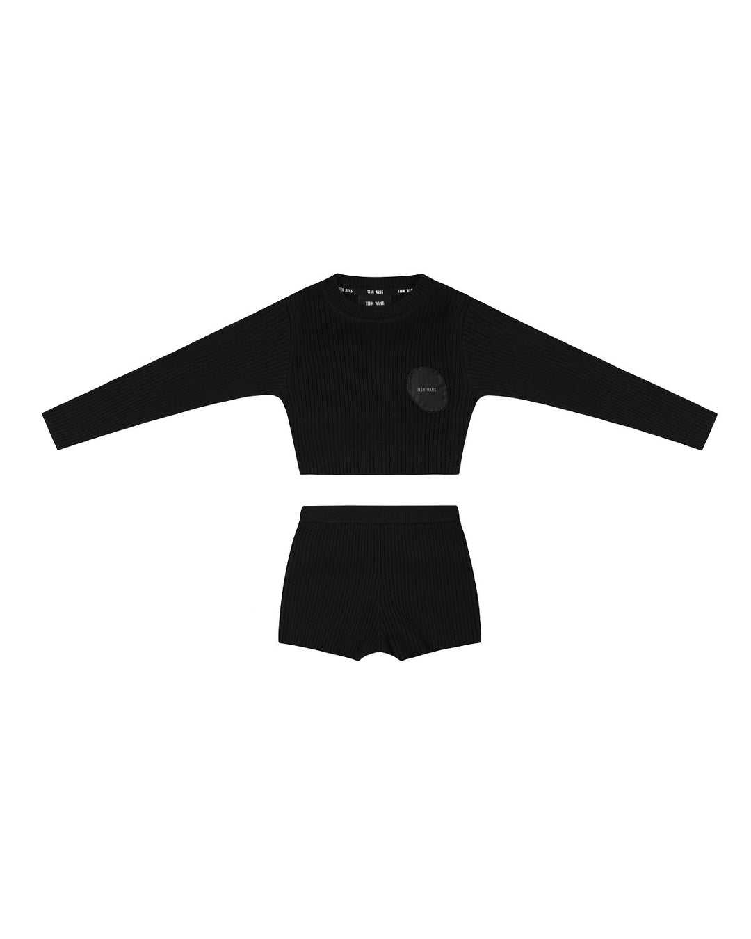TEAM WANG DESIGN BALLOON TOP AND SHORTS SET