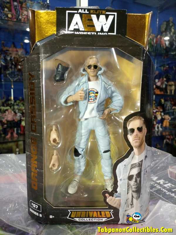 Jazwares AEW Unrivaled 8 Orange Cassidy Action Figure