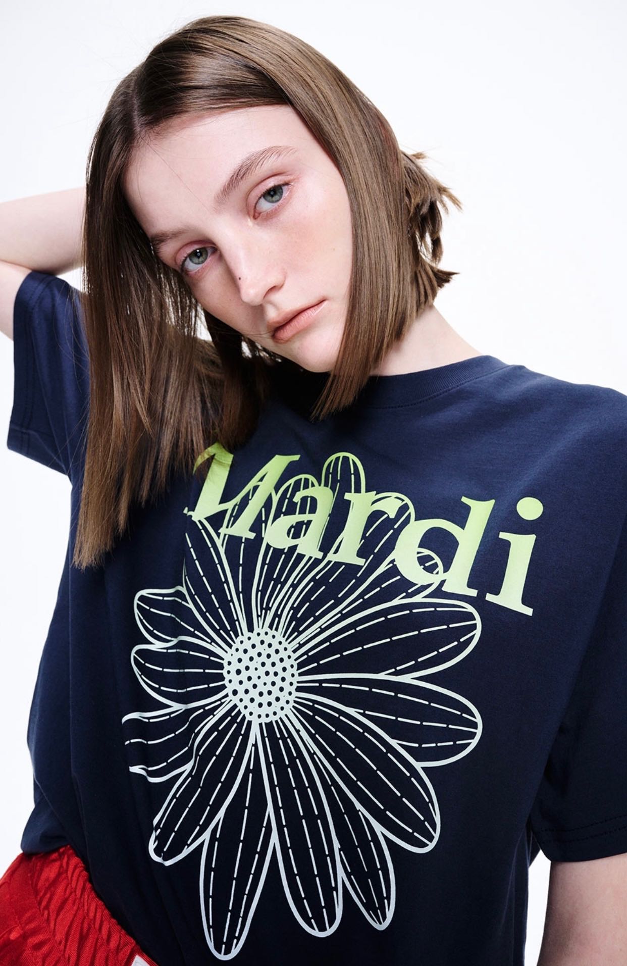 (พร้อมส่ง) Mardi mercredi gradation navy green