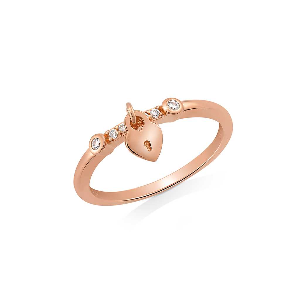 Jewellista แหวนรุ่น Rosie เงินแท้ ประดับพลอย CZ