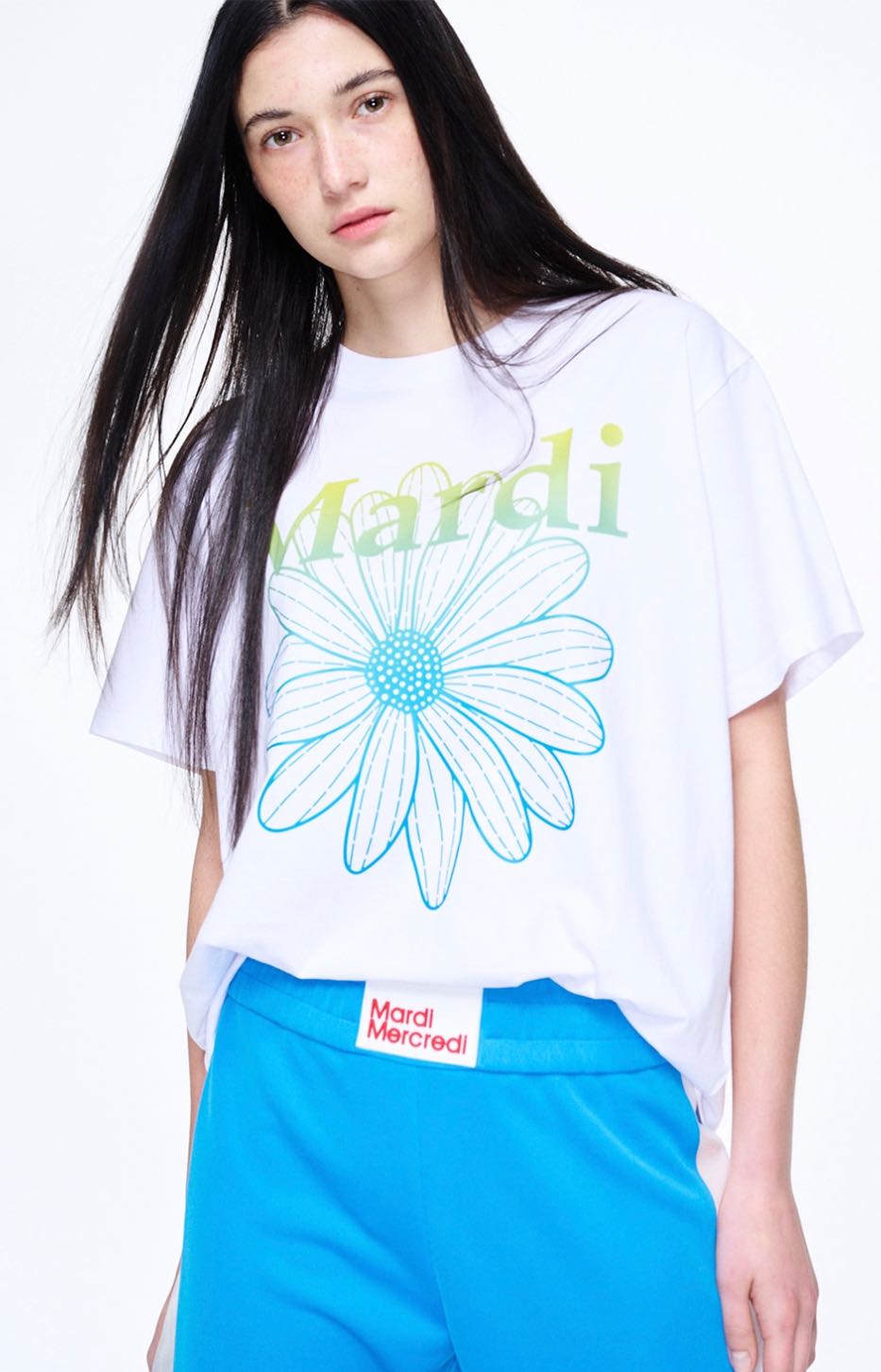 (พร้อมส่ง) Mardi mercredi GRADATION_WHITE LIME