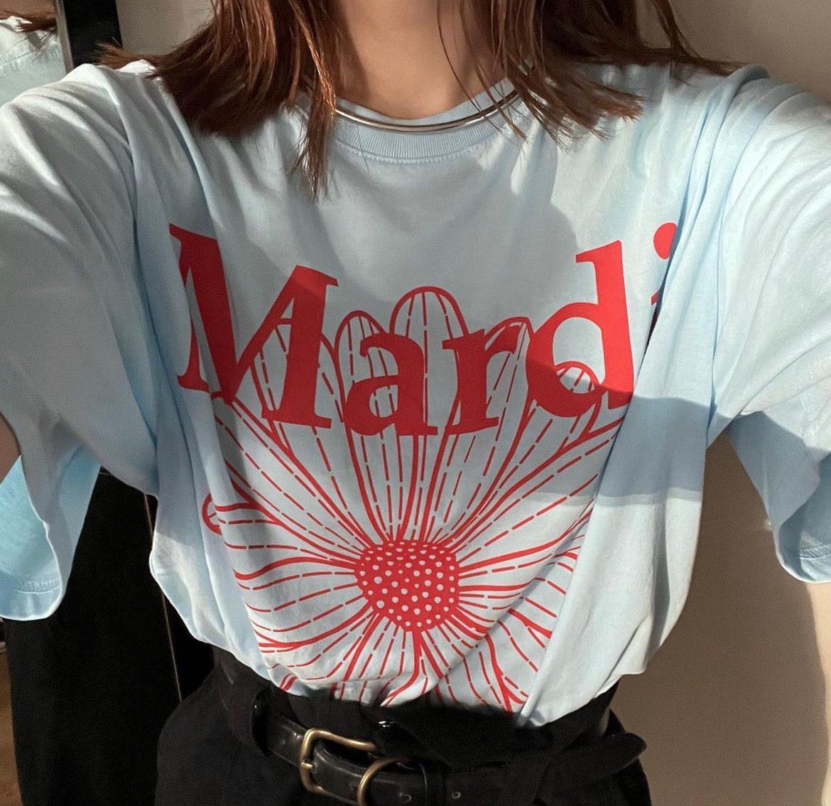(พร้อมส่ง) Mardi mercredi — flower sky red