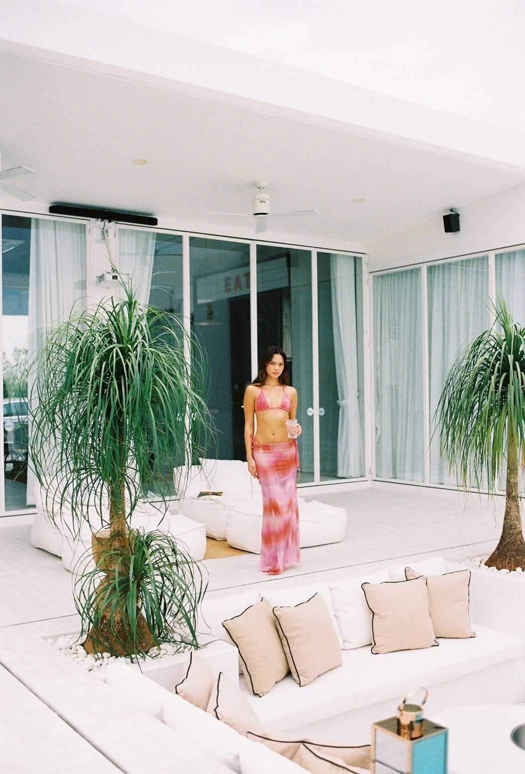 MAXI SKIRT - SUNSET PINK
