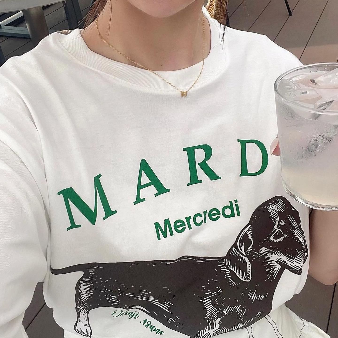 (พร้อมส่ง) Mardi mercredi — ddanji white