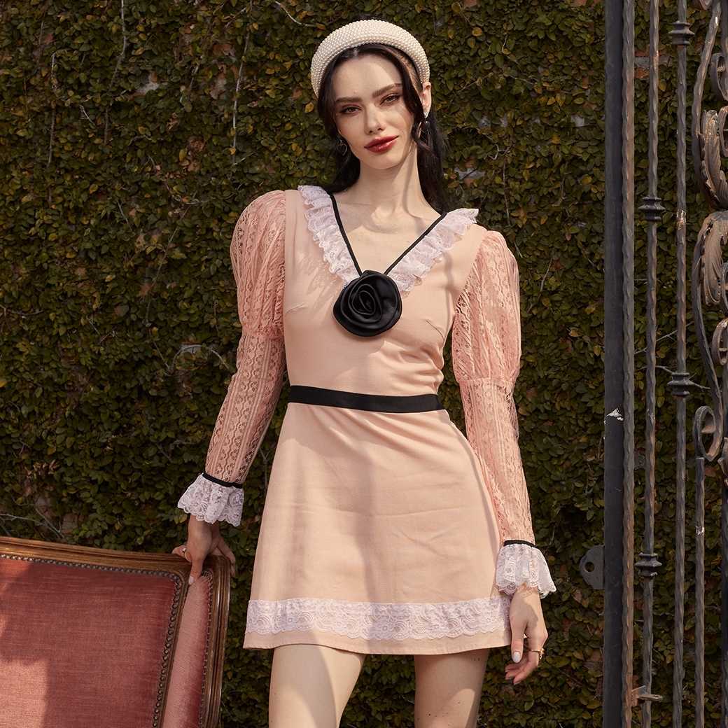 Pantawan Dress - Malabrand PF21 M30 ชุดเดรส แขนยาว ผ้าลินิน