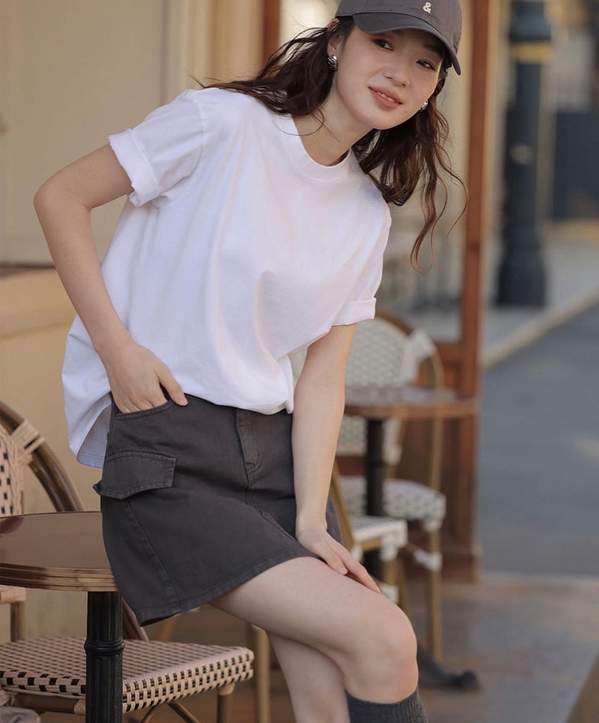 Bieber cargo skirt [pre order]