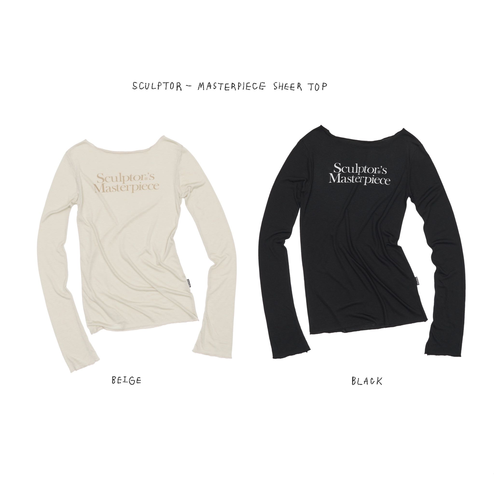 (PRE,รวมส่ง) MASTERPIECE SHEER TOP /SCULPTOR