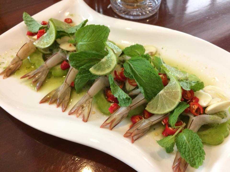 กุ้งแช่น้ำปลา