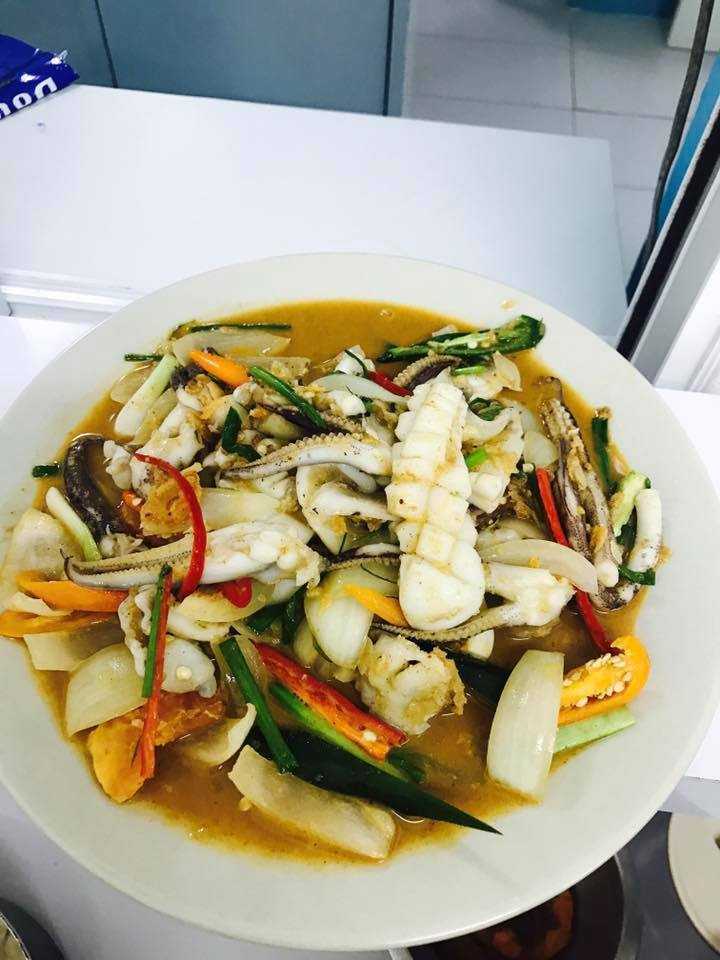 ทะเลผัดพริกสด