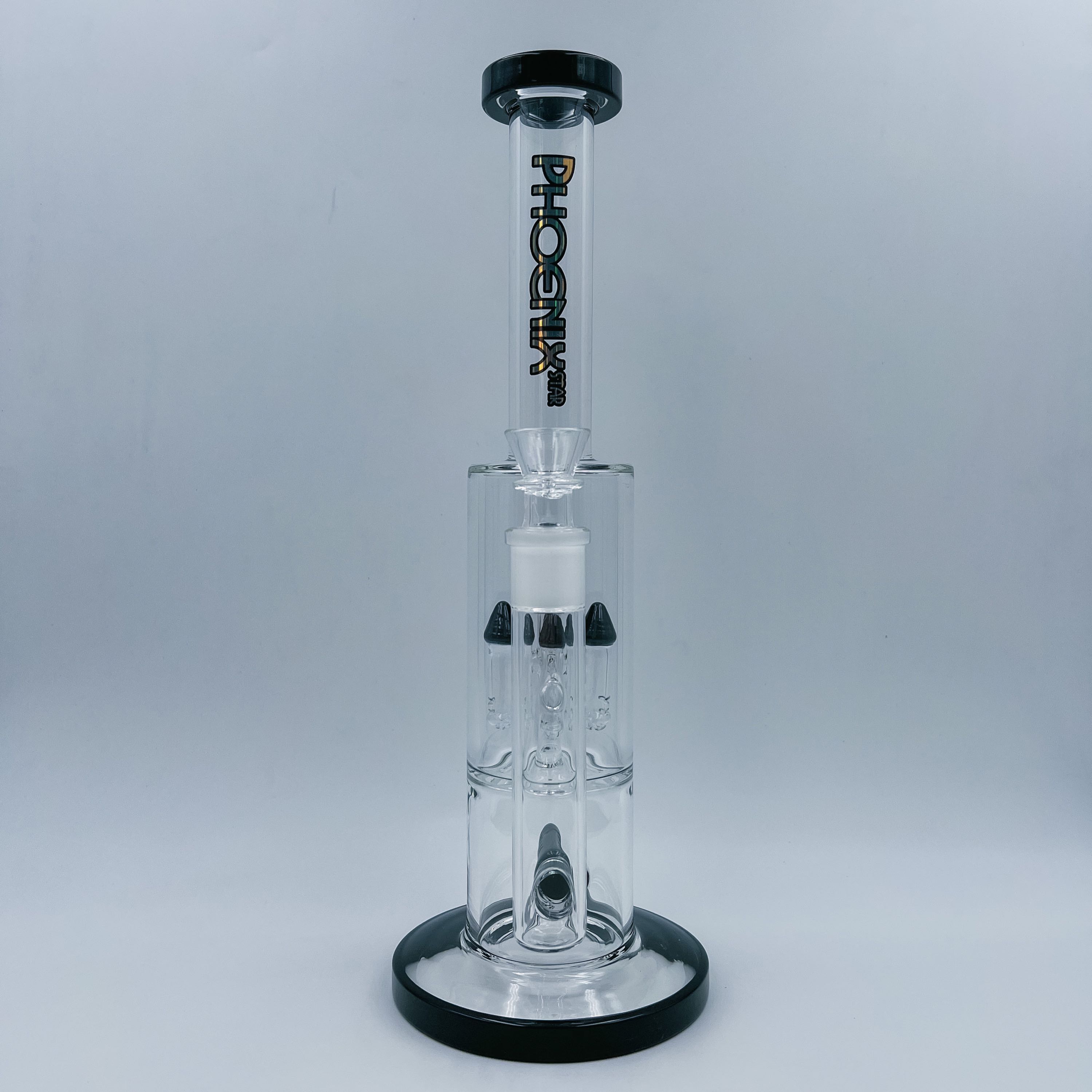 PHX Star Straight Bong w/ Inline Diffused & Rocket Perc | 37 cm