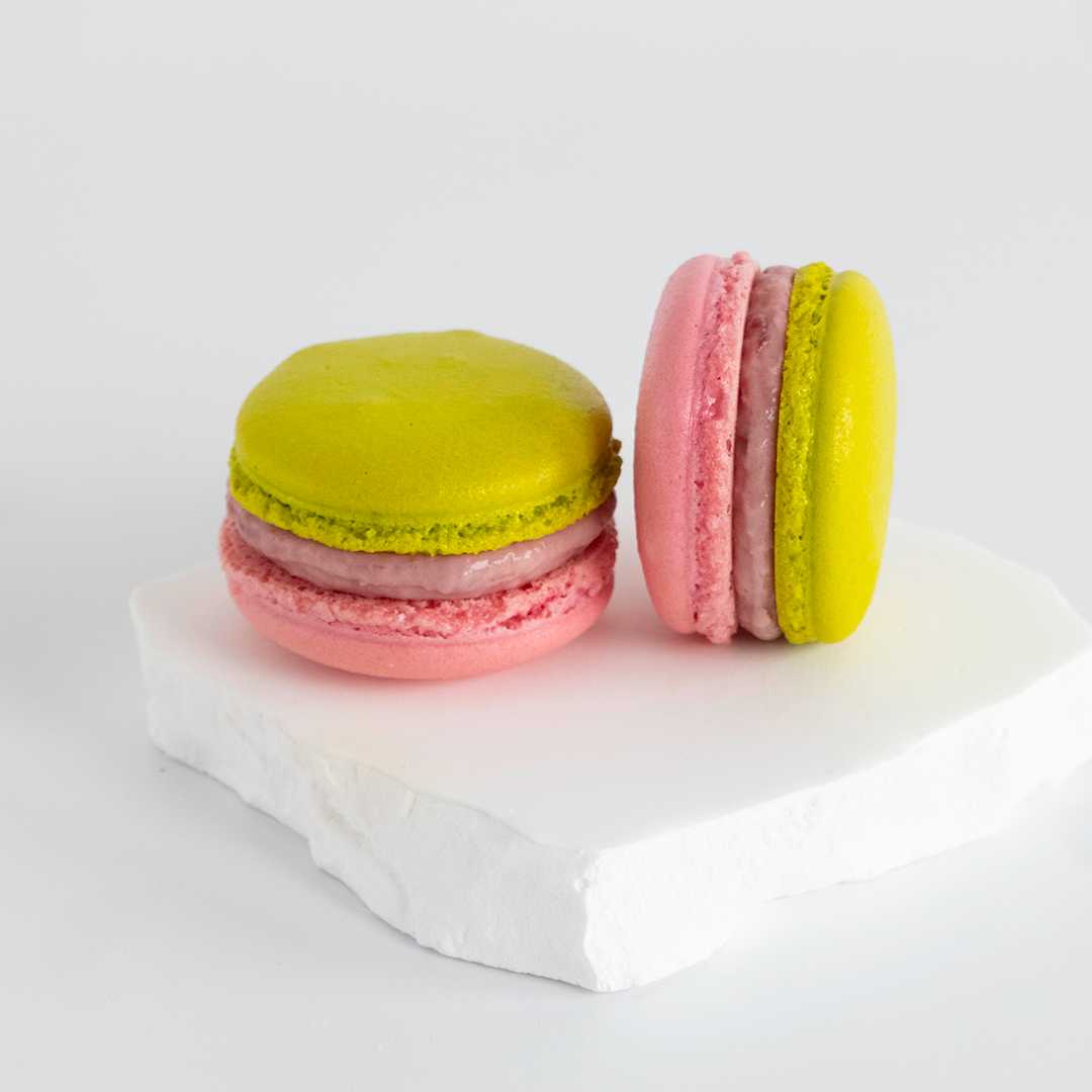Macarons: Raspberry garden
