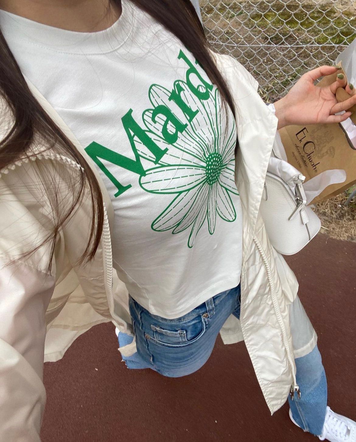 พรีออเดอร์ MARDI mercredi CROPPED TSHIRT  2 สไตล์