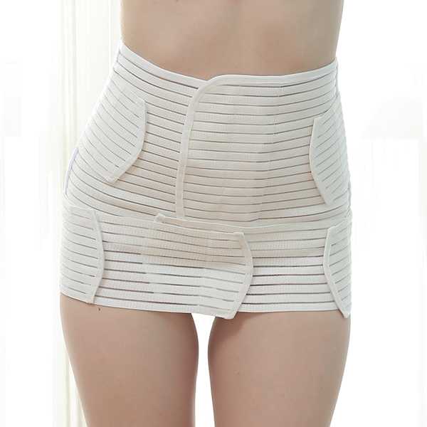 Jumper Kids EQMUMBABY ผ้ารัดหน้าท้องหลังคลอด แพ๊คคู่ (สีขาว)