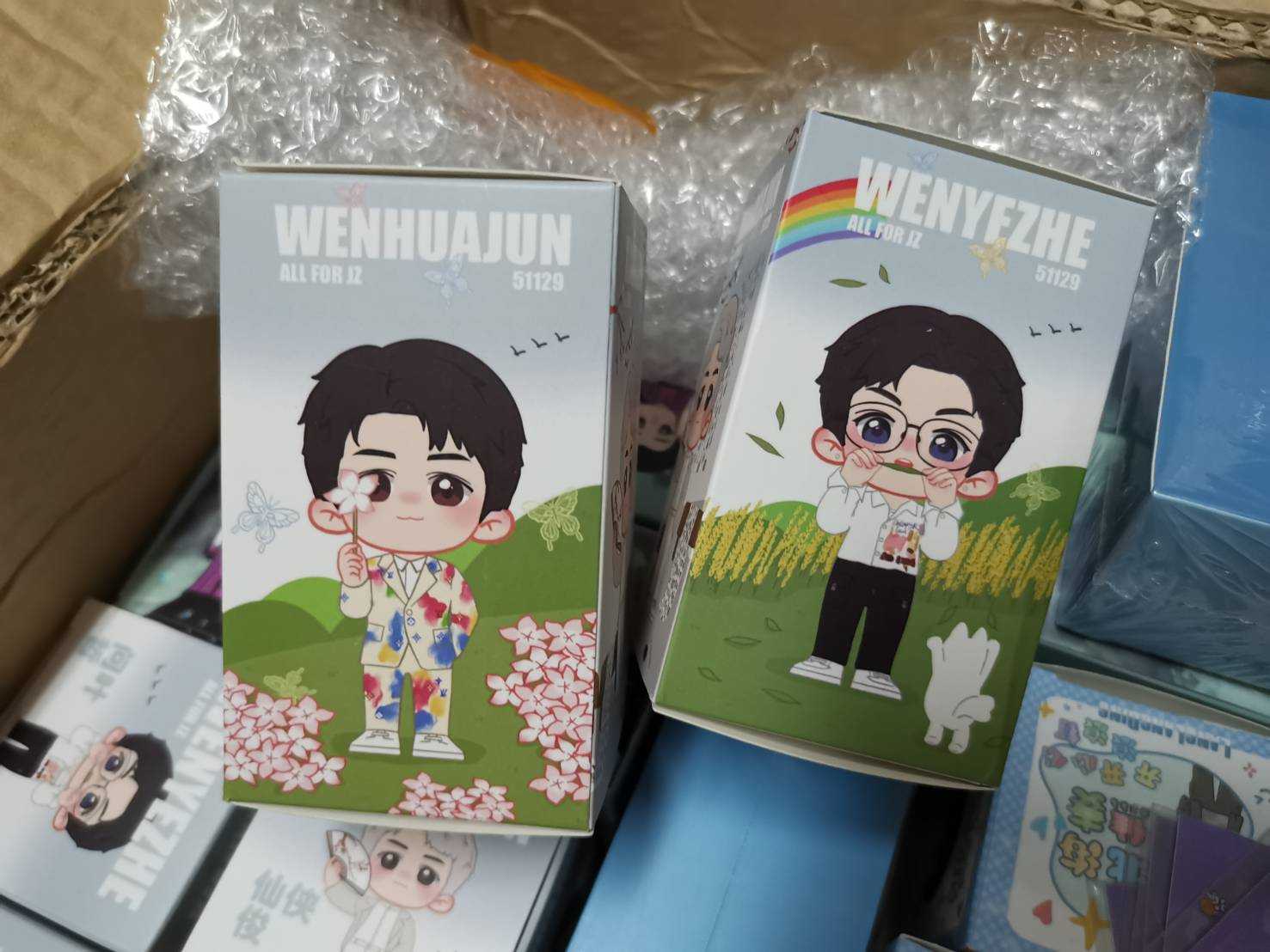 พร้อมส่ง - ฟิกเกอร์คู่ชมนกชมไม้