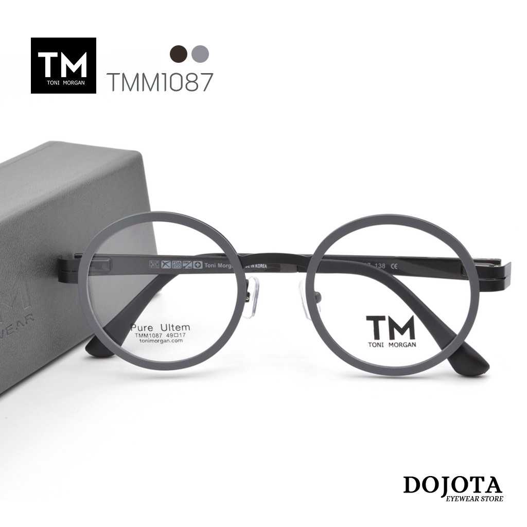 กรอบแว่นทรงกลมวินเทจ Toni Morgan รุ่น TMM1087 - สีเทา Gray
