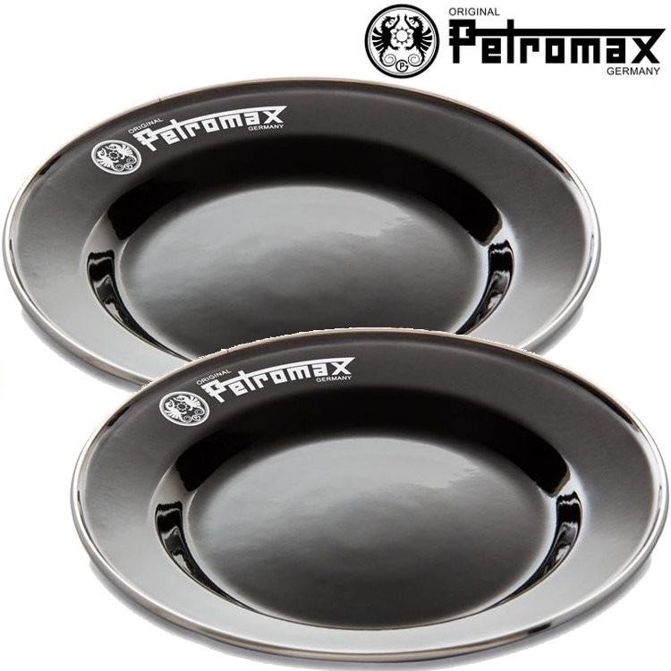 Enamel plates black (2 Pcs in Set)