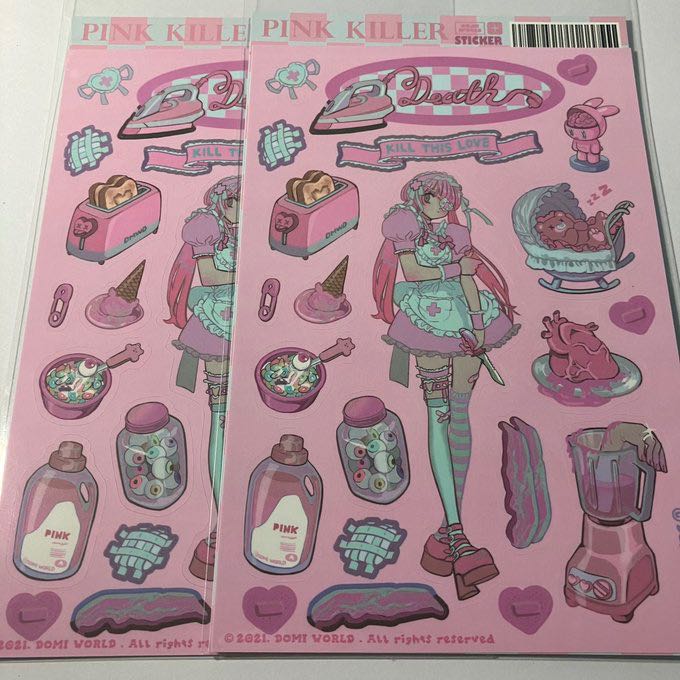 พร้อมส่ง domi world sticker  