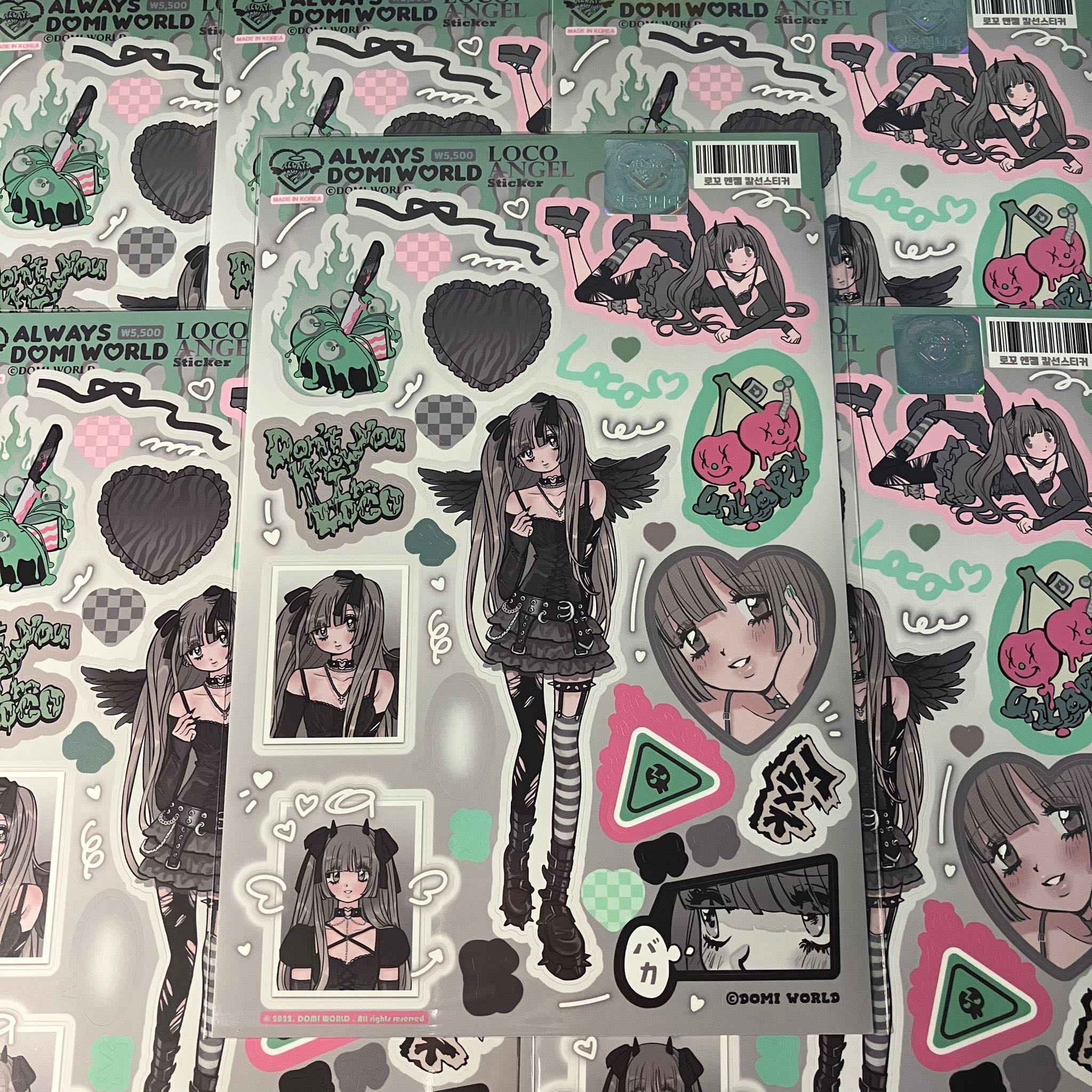 พร้อมส่ง domi world sticker  