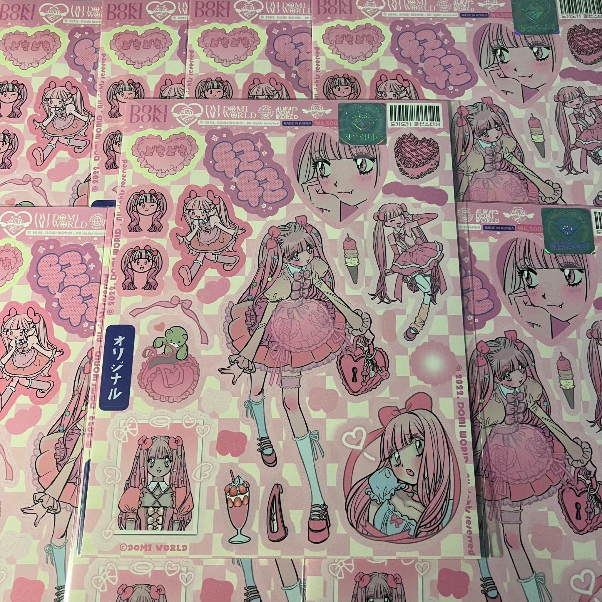 พร้อมส่ง domi world sticker  