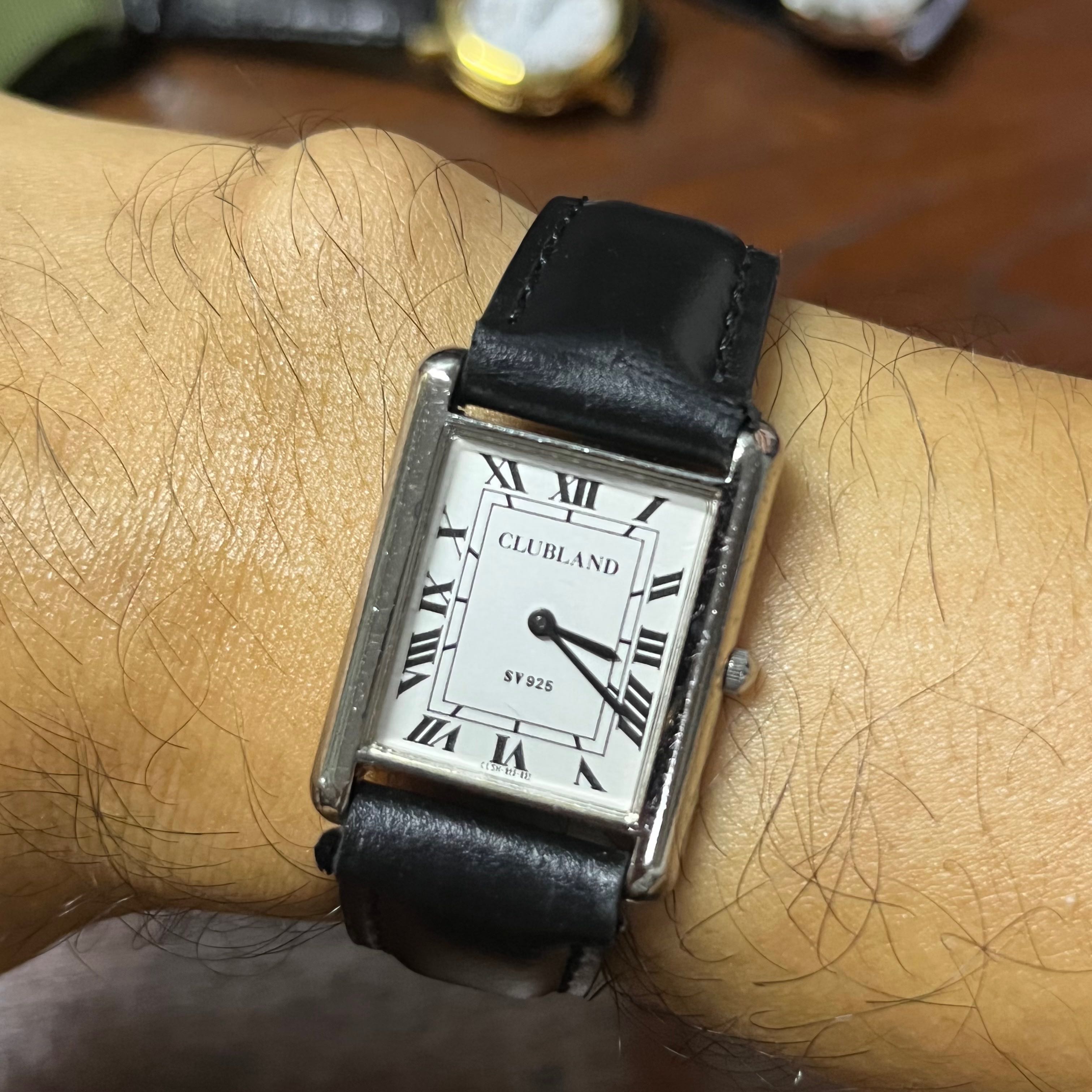 นาฬิกา เงินแท้925 Club land ระบบQuartz ขนาด26มม.