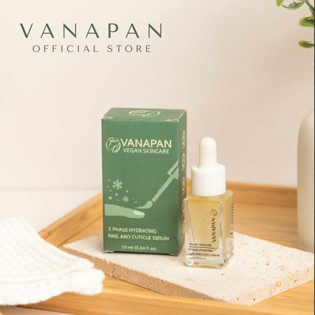 VANAPAN เซรั่มบำรุงเล็บ 2 เฟส บำรุงเล็บ ฟื้นฟูเล็บเสีย เล็บบาง เล็บฉีกขาด จากทำเล็บบ่อย (Vegan)วีแกน