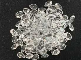 6x4mm. ไวท์โทปาสหยดน้ำ กะรัตละ 70 บาท