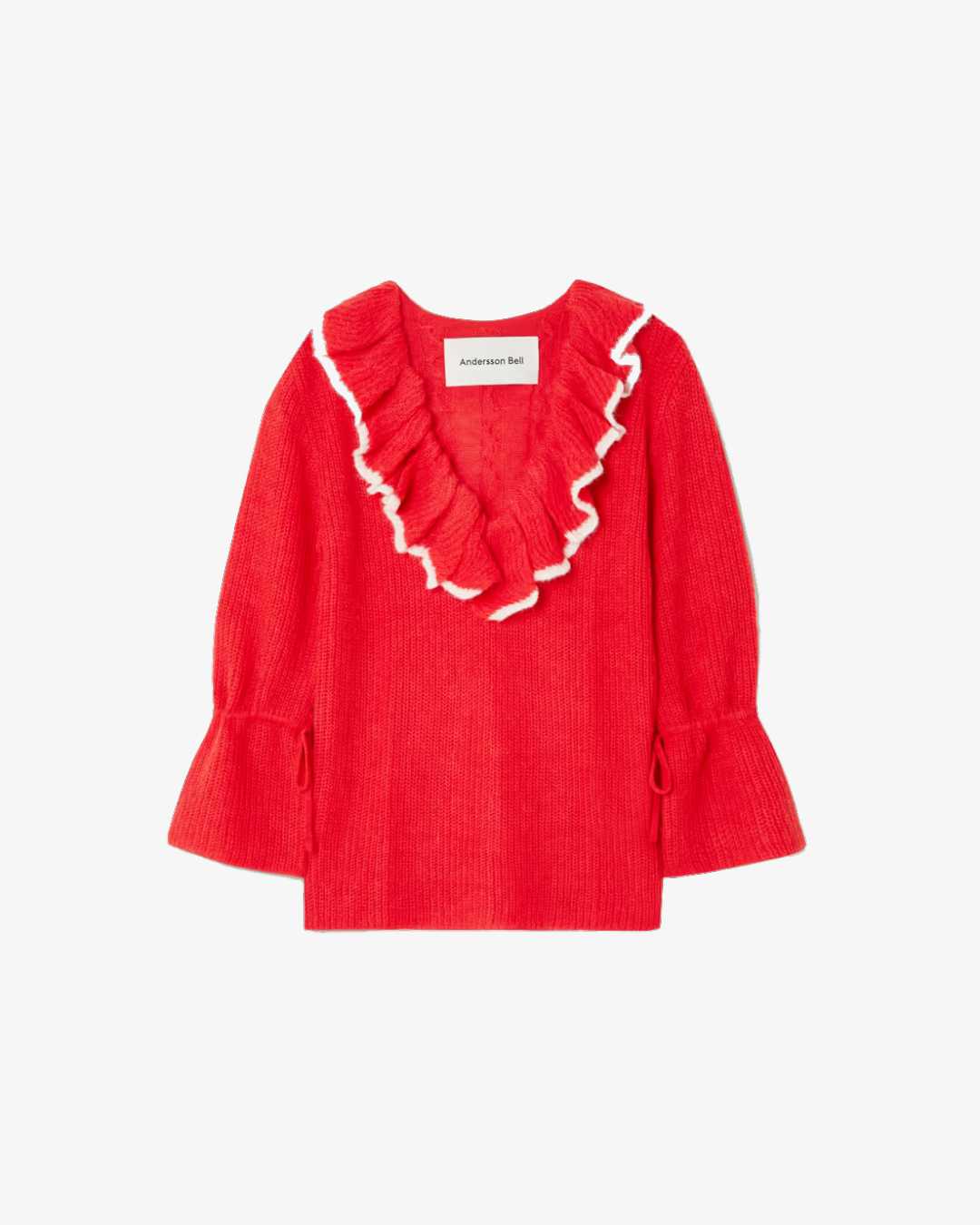 Andersson Bell | Fabiana Ruffled Alpaca-Blend Sweater