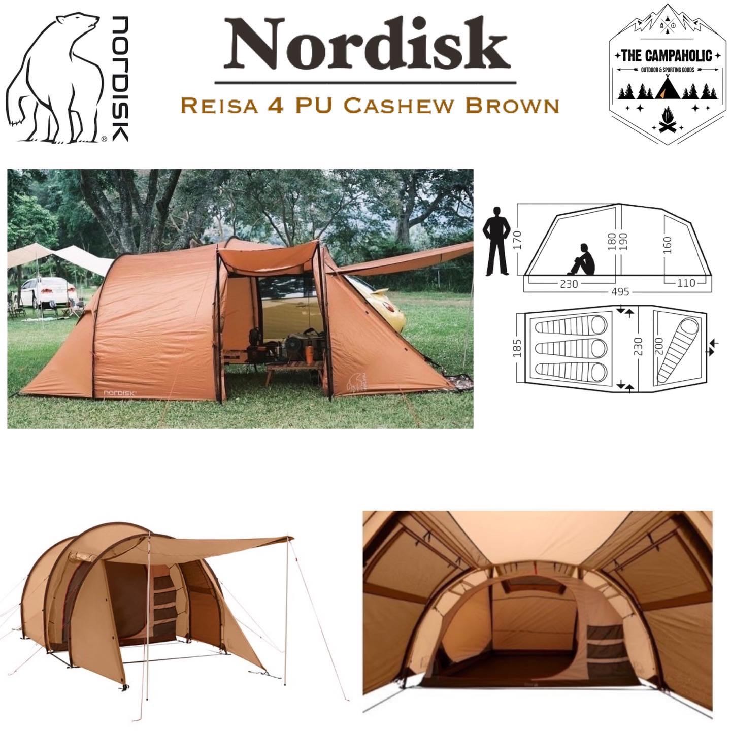 Nordisk Reisa 4 PU Cashew Brown | LINE SHOPPING Nordisk Reisa 4 PU Cashew Brown | LINE SHOPPING