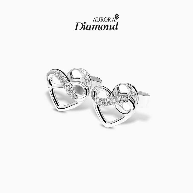 AURORA ต่างหูเพชร Infinite Love Collection