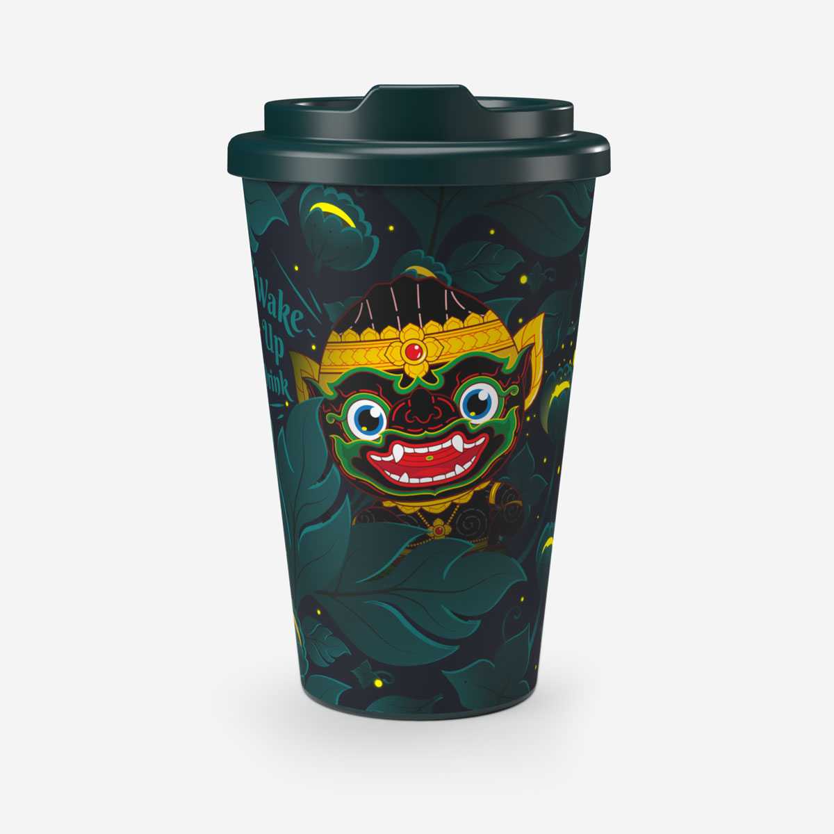 Ramakien Tumbler - Nilapat in the Forrest (แก้วทัมเบลอร์ ดื่มด่ำป่าดงพงไพรกับนิลพัท)