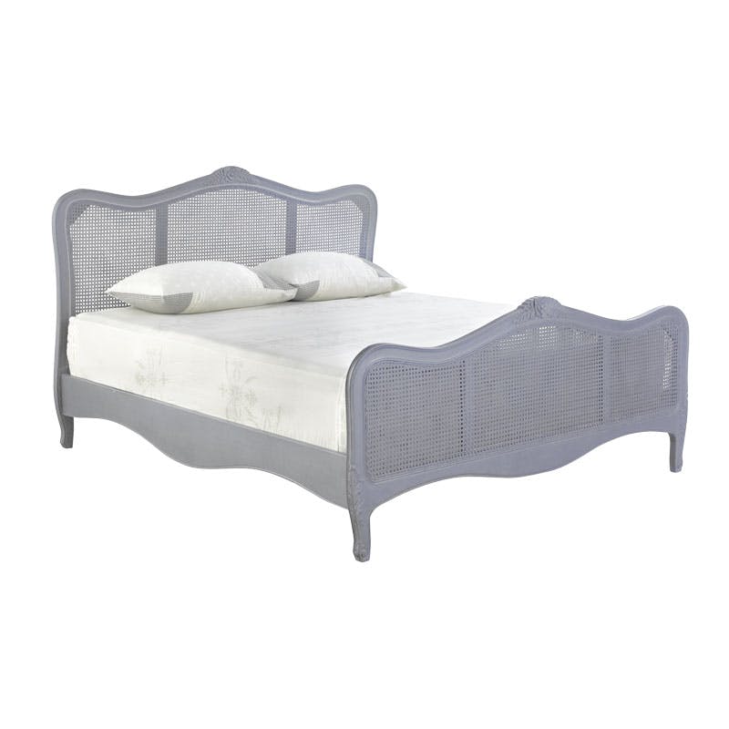 Chic Republic CHARLOTTE/180 เตียงนอนขนาด 6 ฟุต - สี เทา , ขาว