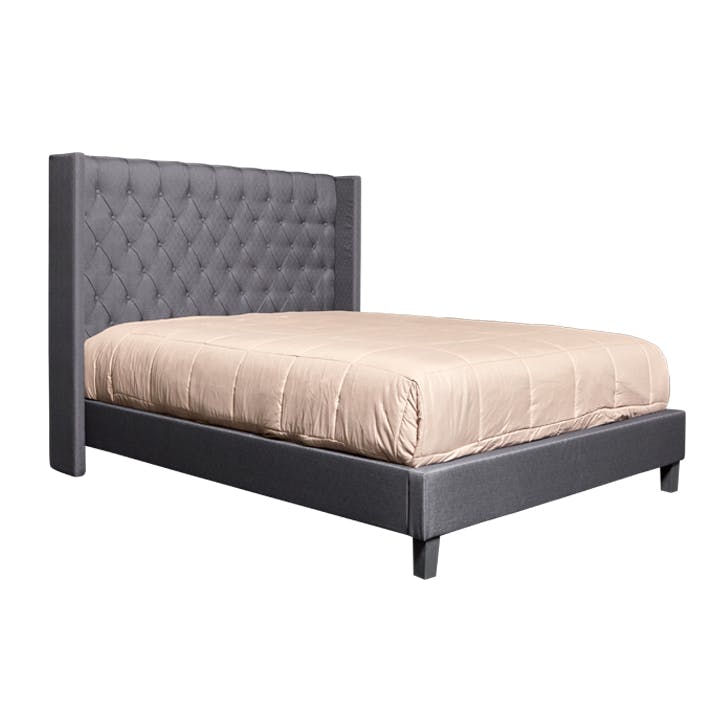 Chic Republic MOVIDA/150 เตียงนอนขนาด 5 ฟุต - สี เทาเข้ม , น้ำตาลอ่อน , เขียวเข้ม