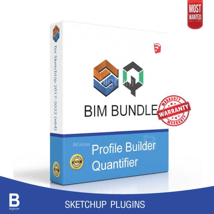 Sketchup BIM bundle Profile Builder 4 Quantifier
