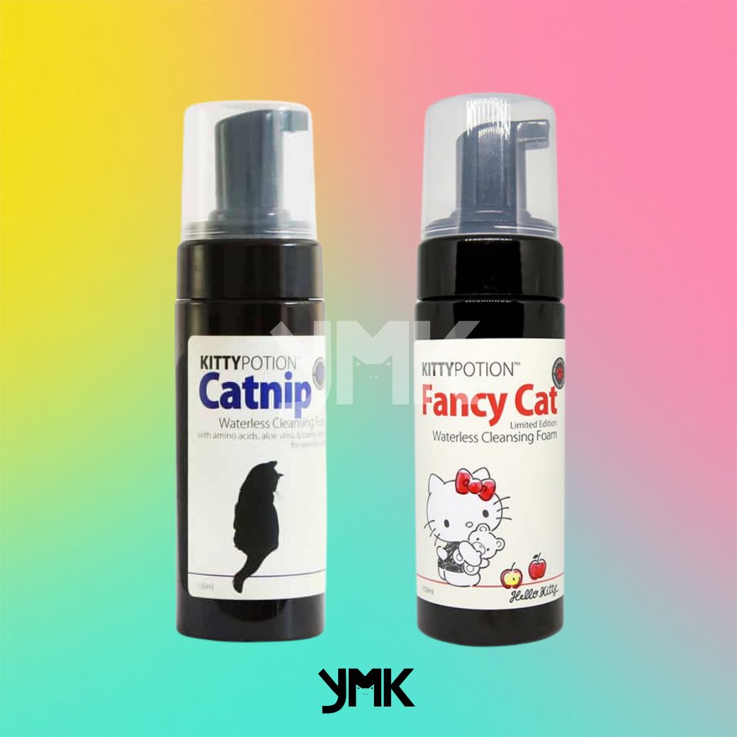 โฟมล้างหน้าและอาบแห้ง Kitty Potion Waterless Cleansing Foam