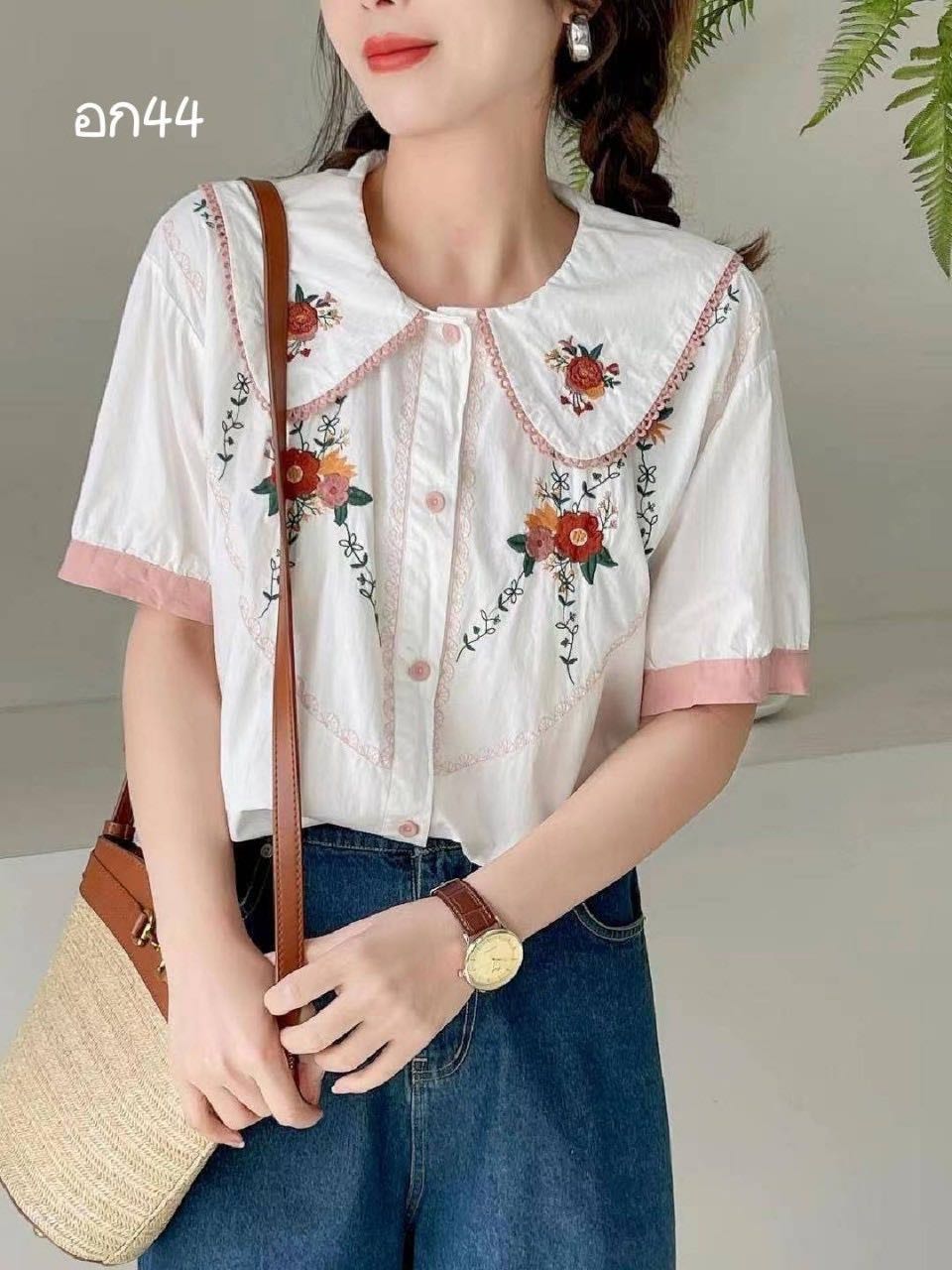 เสื้อปักลาย น่ารัก งานผ้าญี่ปุ่น