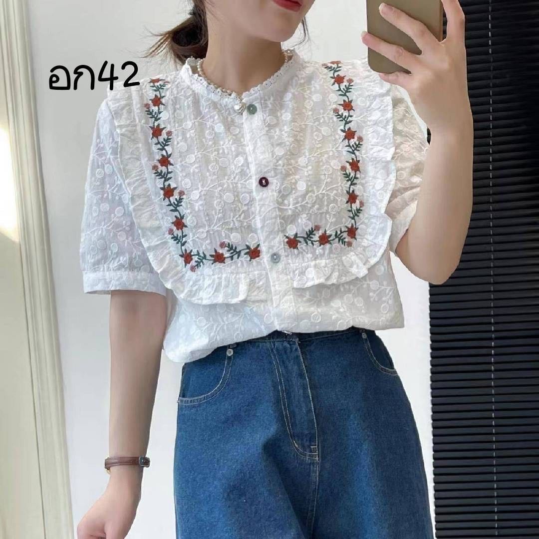 เสื้อปักลาย น่ารัก งานผ้าญี่ปุ่น