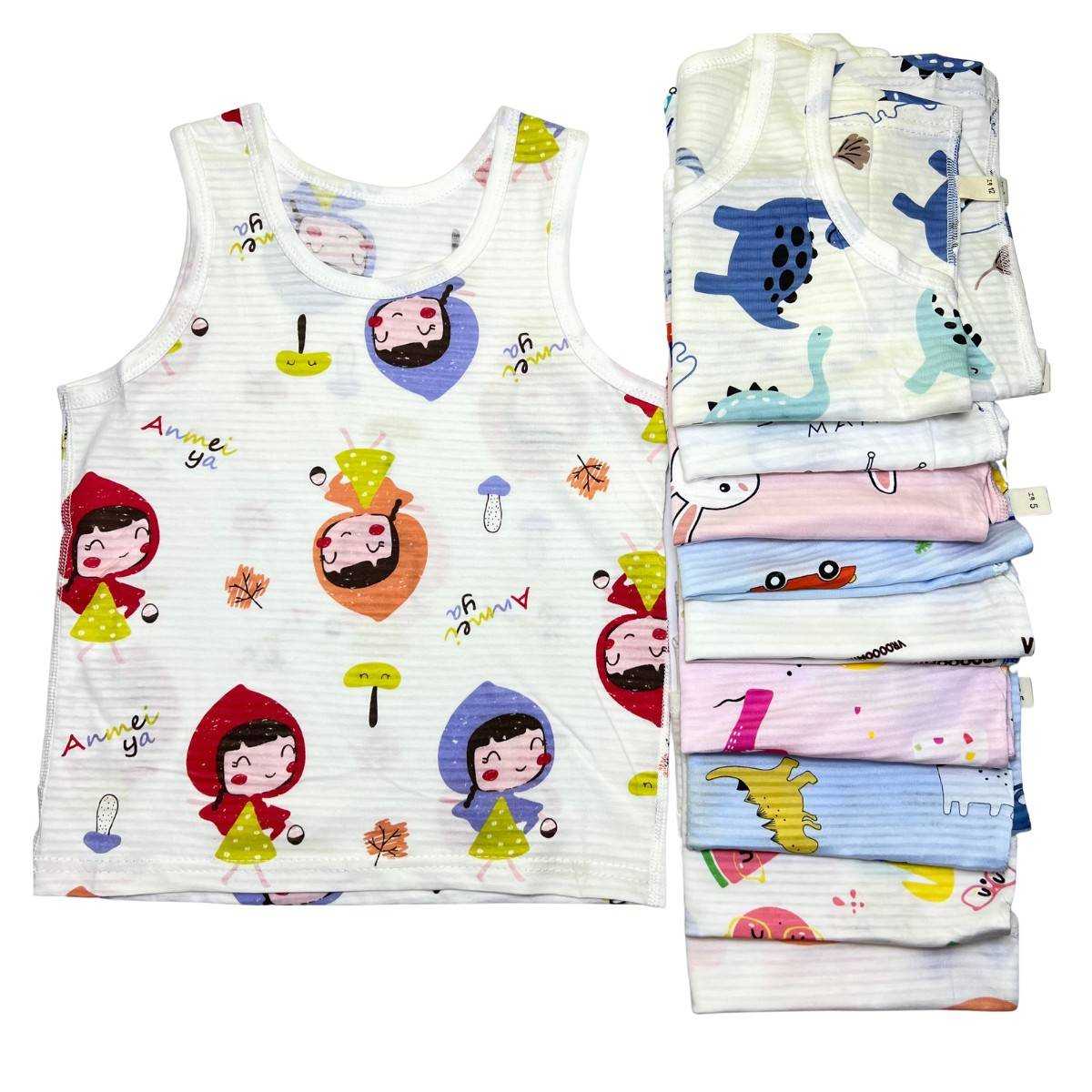 โปร5ตัว เสื้อกล้ามคัลเลอร์ฟูล คละลาย
