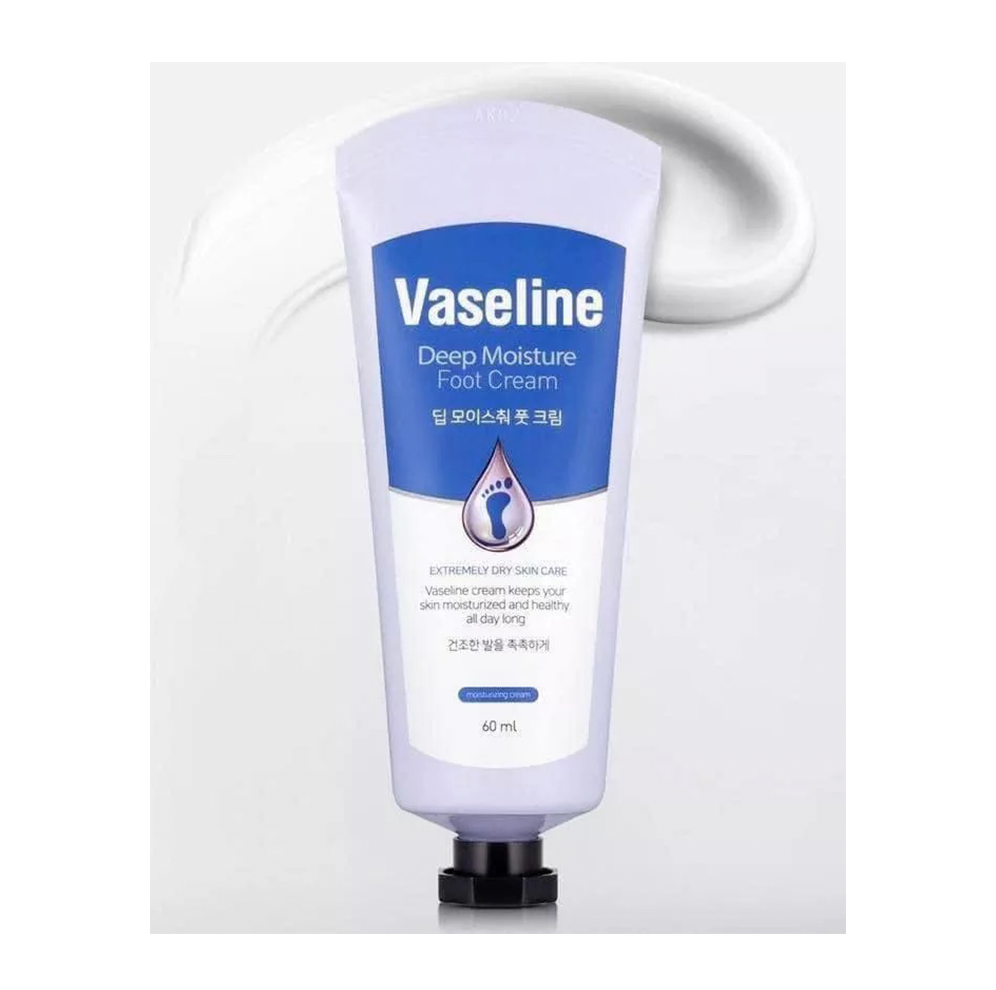 Vaseline Deep Moisture Foot Cream 60ml. (ครีมบำรุงเท้า)