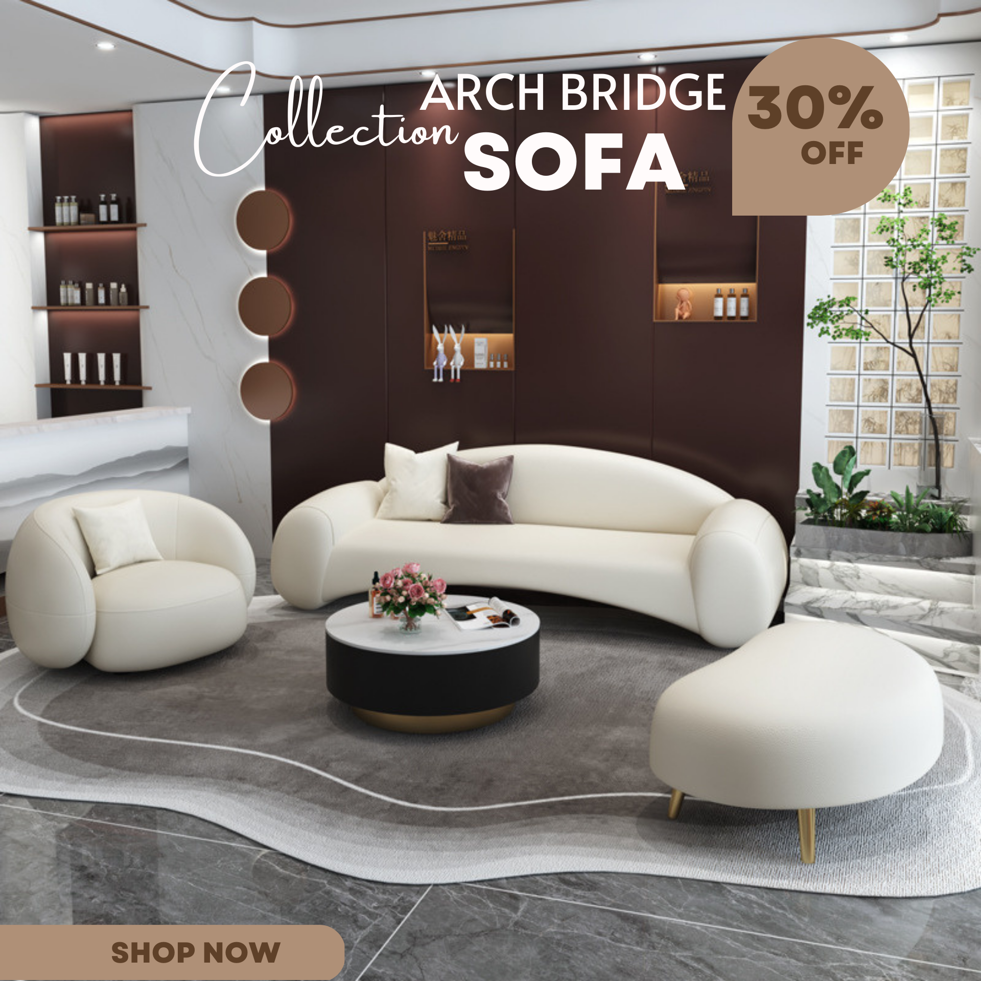 SOFA - Set Arch Bridge Sofa