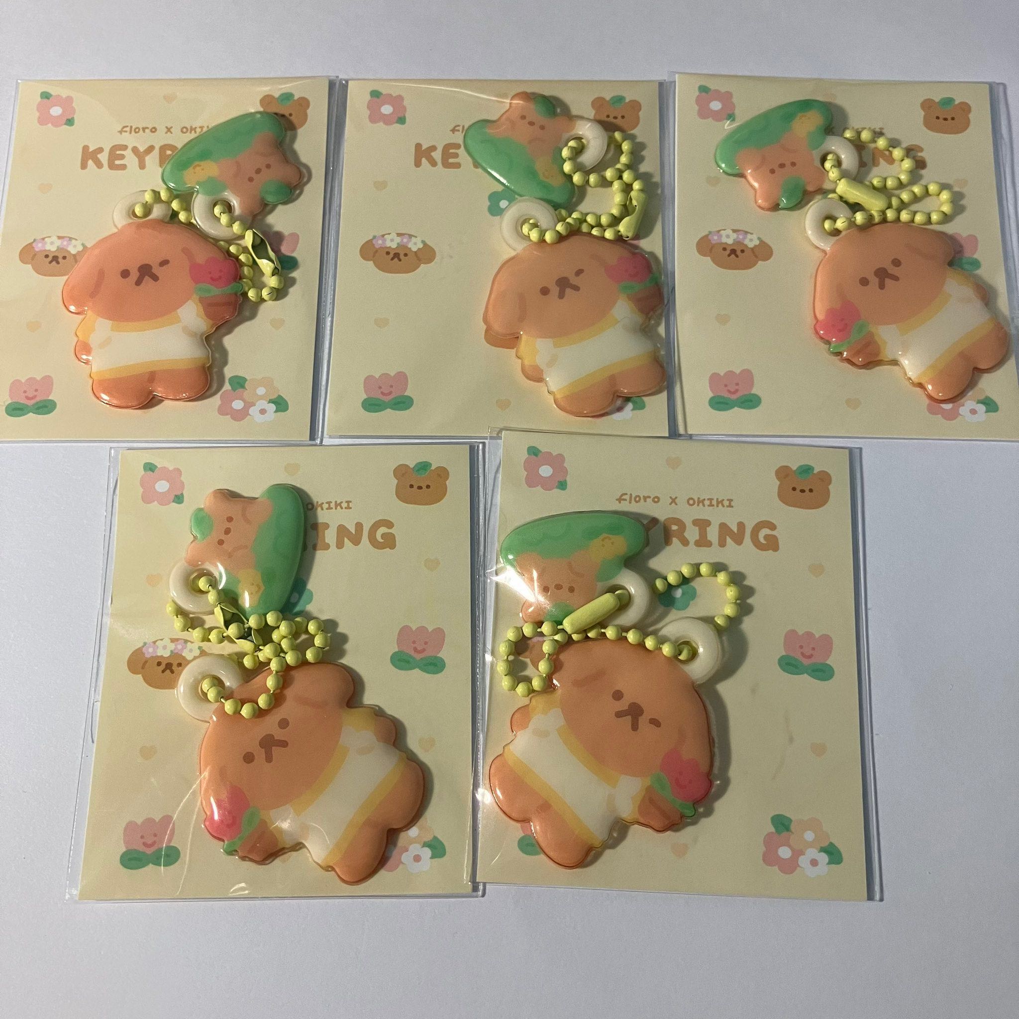 พร้อมส่ง okiki keyring 