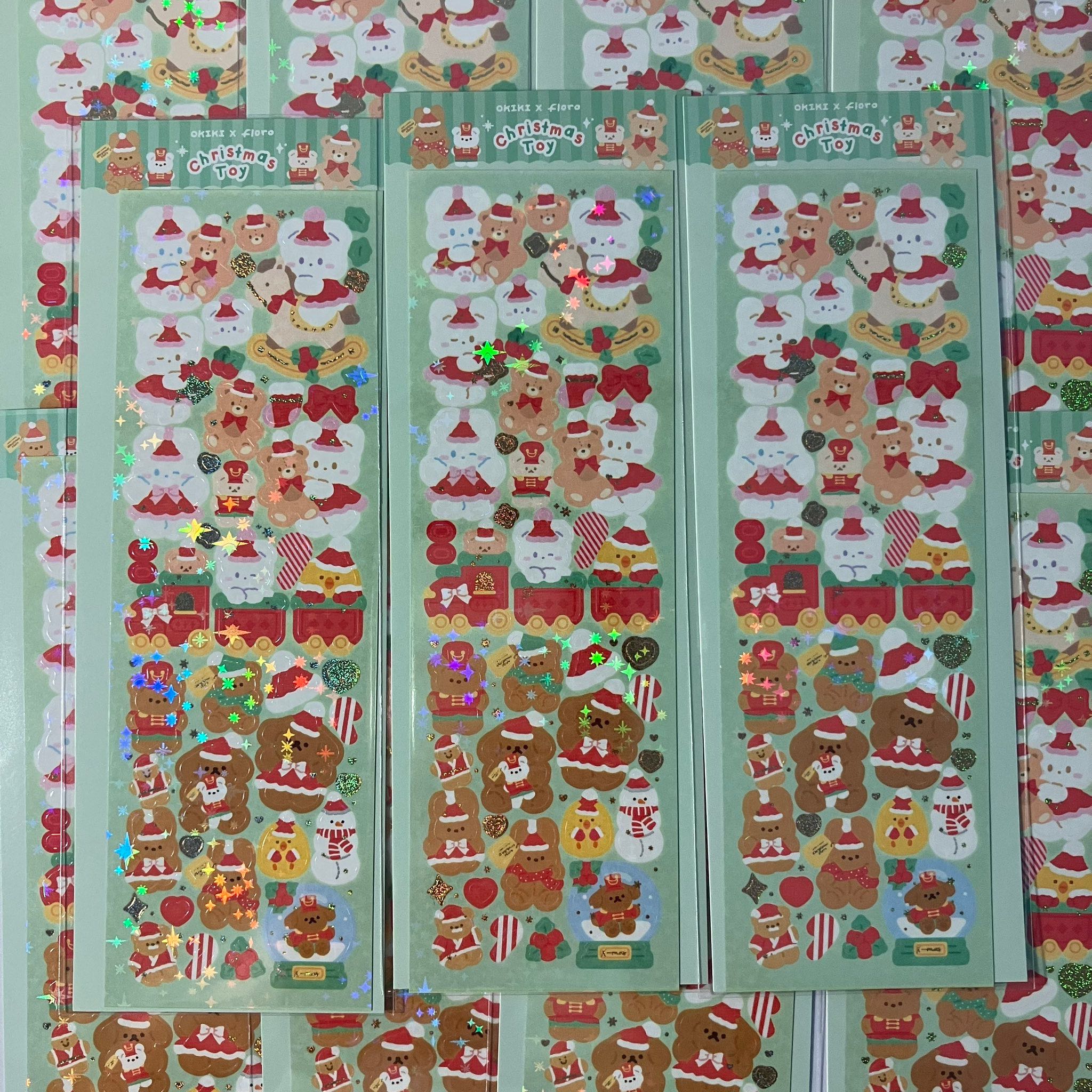 พร้อมส่ง floro studio x okiki diary sticker 