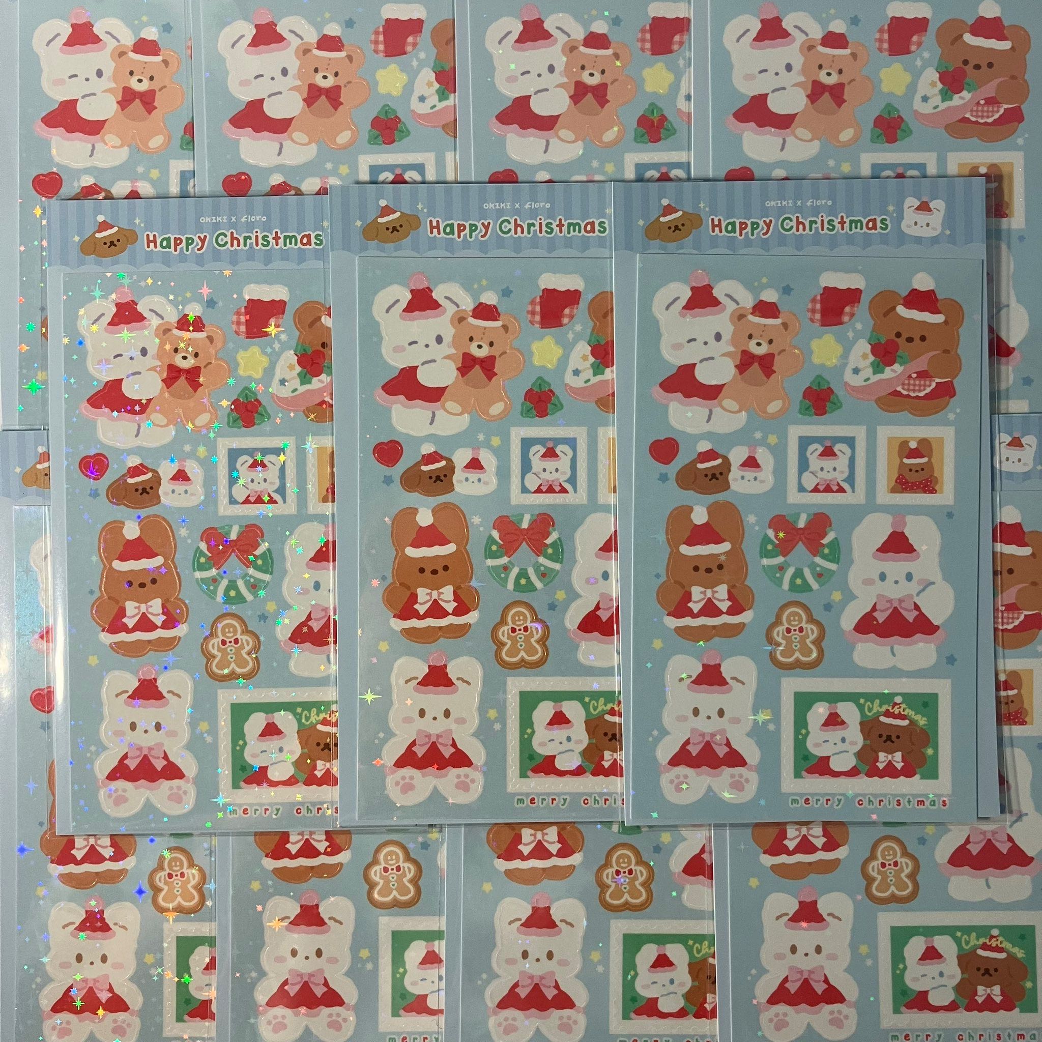 พร้อมส่ง floro studio x okiki diary sticker 