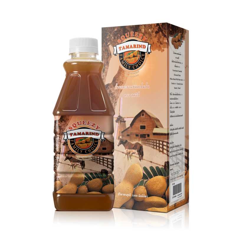 SQUEEZY Concentrate Tamarind Flavoured Drink เครื่องดื่มน้ำมะขามชนิดเข้มข้น