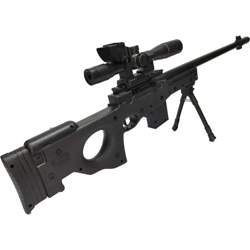 ปืนของเล่น ปืนอัดลม ปืนทรงไรเฟิล มีเลเซอร์ ชักยิงทีละนัด มีลูกให้200นัด YH32849