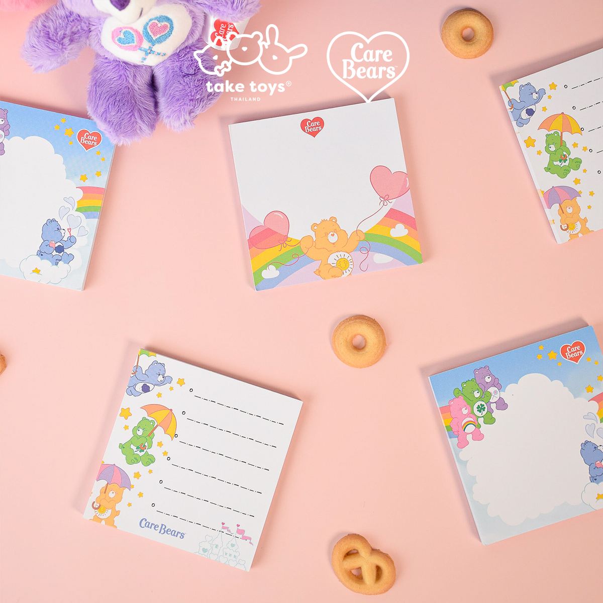Care Bears Cute & Cuddly- Notepad กระดาษโน้ต