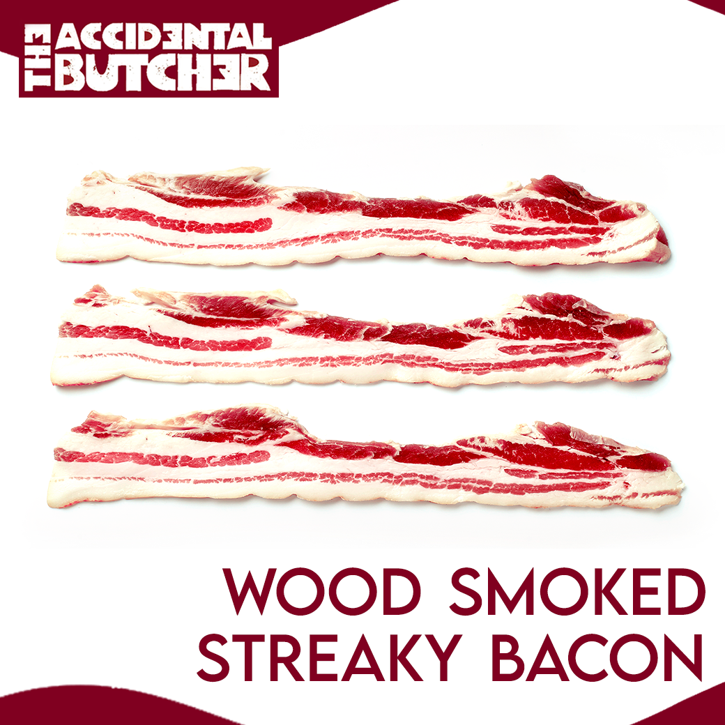 Frozen Wood Smoked Streaky Bacon (200g)