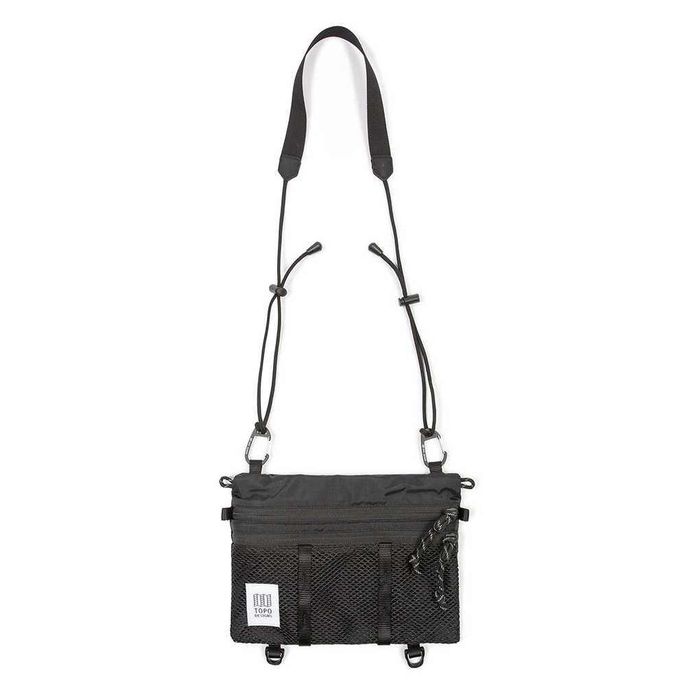 Topo Designs กระเป๋าสะพายข้าง รุ่น MOUNTAIN ACCESSORY SHOULDER BAG BLACK