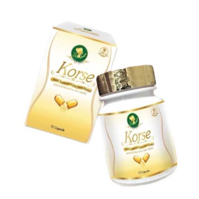 Korse คอร์เซ่ อาหารเสริมคุมหิว ล็อตใหม่‼️ แบบกระปุก ปรับสูตรลดไวx2 บรรจุ 15 แคปซูล