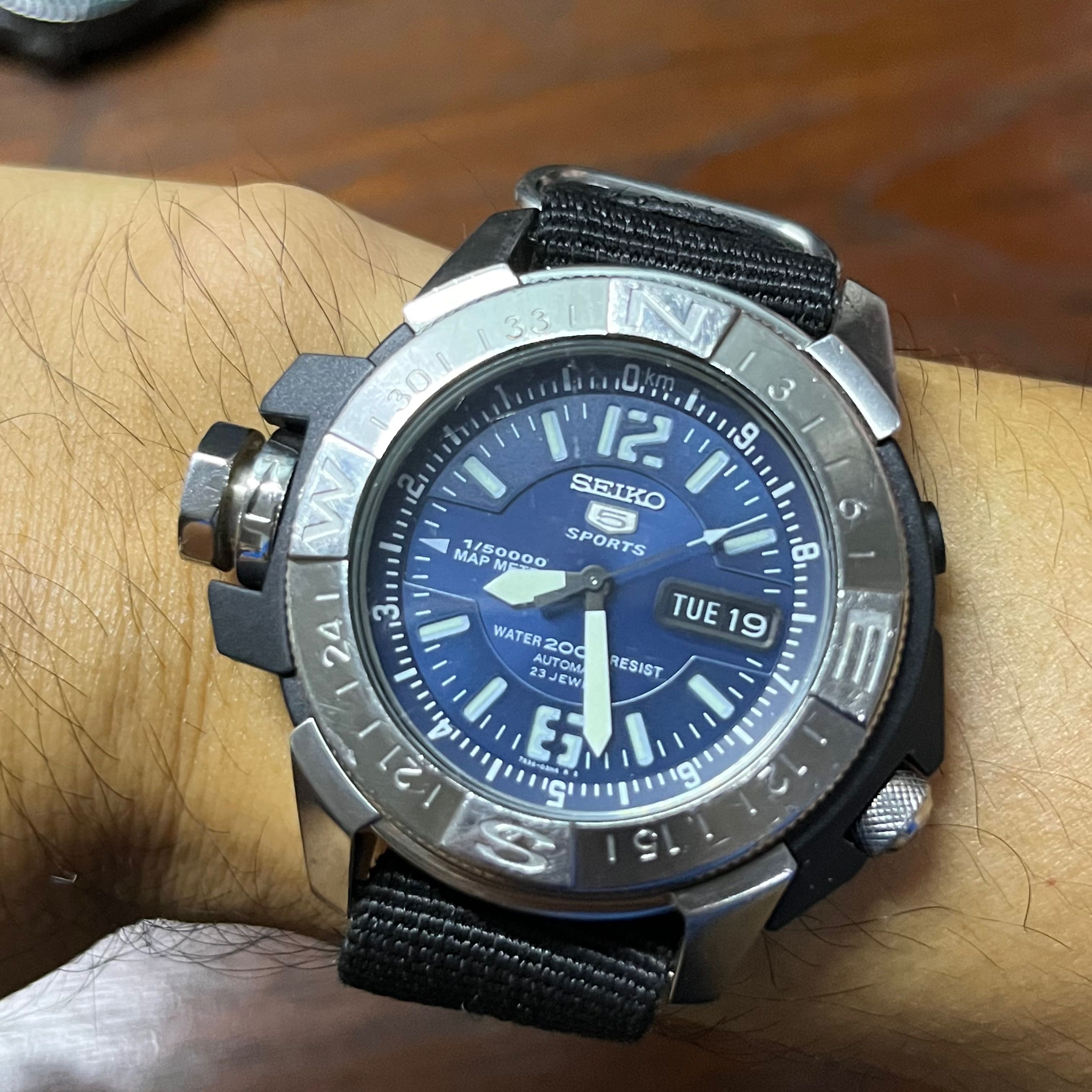 นาฬิกา Seiko ระบบAuto ขนาด48มม. 